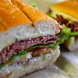 Safeway - Jason in the deli makes the BEST roast beef sandwiches!