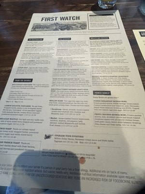 Menu photo 3 First Watch Clemmons, NC
