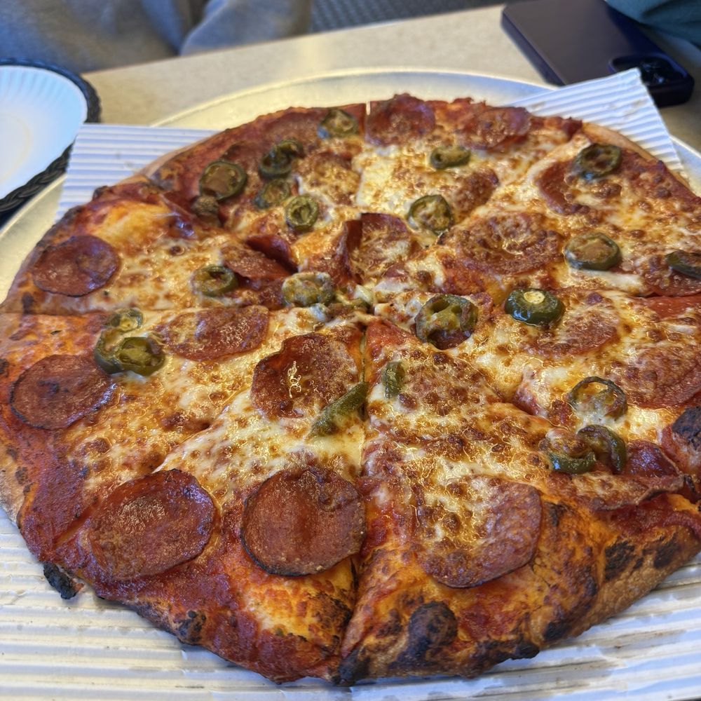 NYC Pizzeria - Custom large pepperoni and jalapeño's - Pizza Near Me - Vancouver, Washington