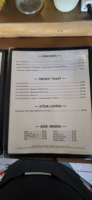 Menu photo 1 Steves Breakfast and More Springfield, OR
