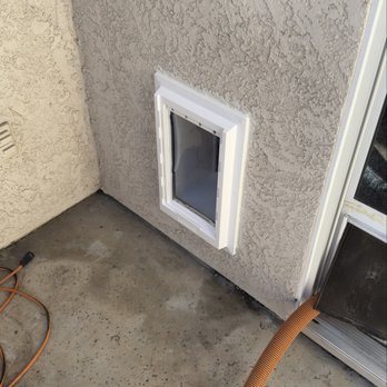 Level Up Handyman - Pet door installation in Granite Bay. Clean cut and secure fit for smooth use and a neat finished look. - Handyman Near Me Level Up Handyman - Pet door installation in Granite Bay. Clean cut and secure fit for smooth use and a neat finished look. - Handyman Near Me