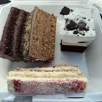 Burek & Cake - Chocolate raspberry cake, Oreo cake, walnut,fig, and date cake, and a gluten free strawberry - Bakeries Near Me - Kansas City, Missouri Burek & Cake - Chocolate raspberry cake, Oreo cake, walnut,fig, and date cake, and a gluten free strawberry - Bakeries Near Me - Kansas City, Missouri