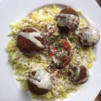 Petra Bistro - Falafel plate - Mediterranean Near Me - Seattle, Washington Petra Bistro - Falafel plate - Mediterranean Near Me - Seattle, Washington