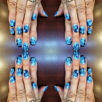 Polish Me Pretty - Baby Blue w/shiny blue foil by Theresa ~ I'm IN LOVE with these beauties!! - Nail Salons Near Me - Carson City, Nevada Polish Me Pretty - Baby Blue w/shiny blue foil by Theresa ~ I'm IN LOVE with these beauties!! - Nail Salons Near Me - Carson City, Nevada