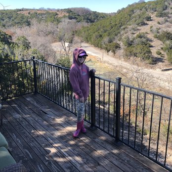 Turner Falls Cabins - A small portion of the deck. Wish I had the other side view pic :( (river) - Vacation Rentals Near Me - Davis, Oklahoma Turner Falls Cabins - A small portion of the deck. Wish I had the other side view pic :( (river) - Vacation Rentals Near Me - Davis, Oklahoma