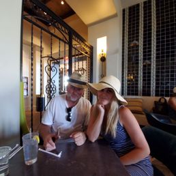 Dinner with dad & wife. Dinner with dad & wife.