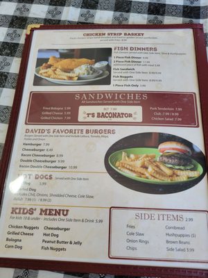 Menu photo 1 Callies Homestyle Restaurant Versailles, KY
