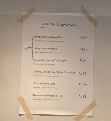 Menu photo 1 HeyTea TeaBar New York, NY