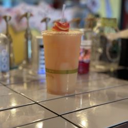 Meraki Kava & Tea Bar - The Kava Elixr drink! Tropical and sweet with zero sugar! (Except for the peach rings) Go check it out and feel relaxed!!
