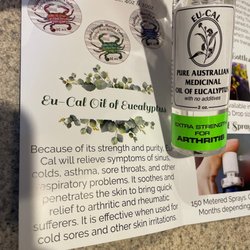 Cape Cod Wellness Works - Oil of Eucalyptus. Relieve symptoms of sinus, colds, asthma. A quick relief to arthritic and rheumatic sufferers.