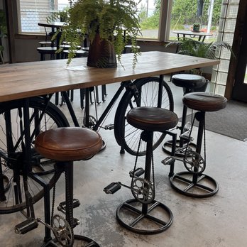 The Coffee Box - The cutest bar stools! - Cafes Near Me - Port Angeles, Washington