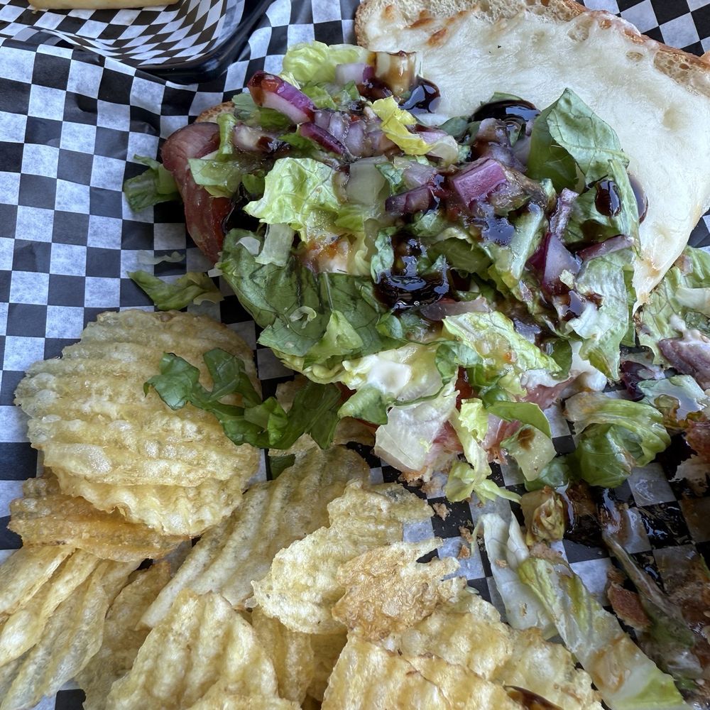 Italian stallion sandwich w/ chips! Delish! Italian stallion sandwich w/ chips! Delish!