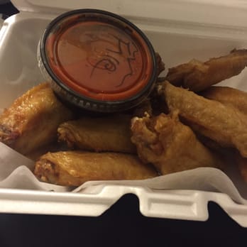 Fire Wings - Wings with the fire sauce on the side.. My fav! - Chicken Wings Near Me - Sacramento, California