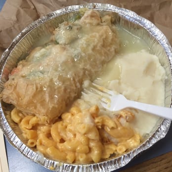 Deli One - Chicken pot pie with mashed potato with gravy and Mac and cheese. - Delis Near Me - Boston, Massachusetts