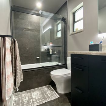 Creative Kitchen Cabinets - a modern bathroom - Cabinetry Near Me - Delray Beach, Florida