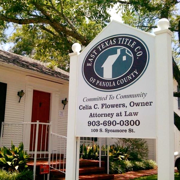 EAST TEXAS TITLE COMPANY PANOLA COUNTY 425 W Sabine, Carthage, TX Yelp