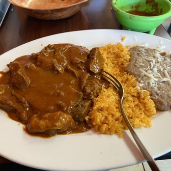 Ofelia's Taqueria - Chile Colorado, tender pieces of pork in a tasty red sauce. - Mexican Near Me - Tracy, California Ofelia's Taqueria - Chile Colorado, tender pieces of pork in a tasty red sauce. - Mexican Near Me - Tracy, California