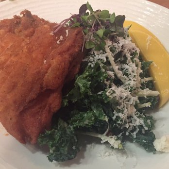Hen Quarter - Kale mango salad w/fried chicken - Southern Near Me - Alexandria, Virginia
