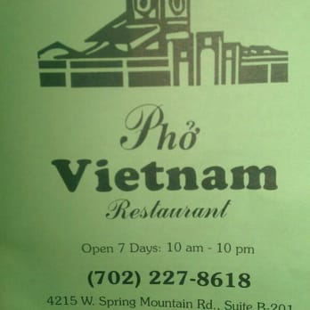 Pho Vietnam Restaurant - Vietnamese Near Me - Las Vegas, Nevada Pho Vietnam Restaurant - Vietnamese Near Me - Las Vegas, Nevada