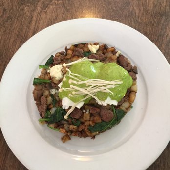 Blu Jam Cafe - Steak hash without the caramelized onions! - Breakfast & Brunch Near Me - Sherman Oaks, California