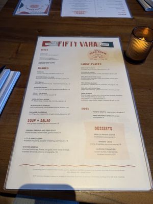 Menu photo 3 Fifty Vara San Francisco, CA