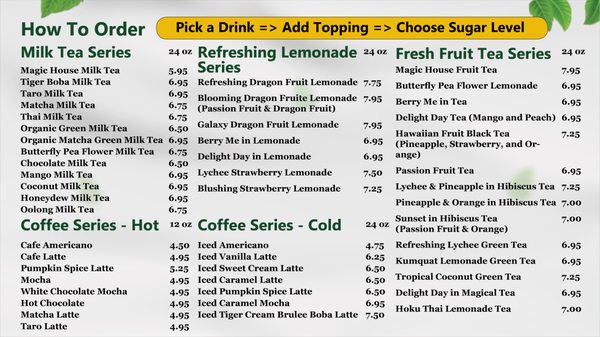Menu photo 8 Magic Tea & Coffee TWN N CNTRY, FL Menu photo 8 Magic Tea & Coffee TWN N CNTRY, FL
