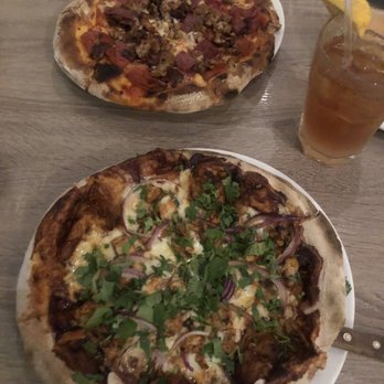 Pizza Nova - I had the famous bbq chicken. It was bomb! Charles, had the meat & sausage pizza. I don't eat a lot so I brought my pizza home. - Pizza Near Me - San Diego, California
