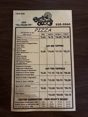 Bonnie & Clyde's Pizza Parlor by null