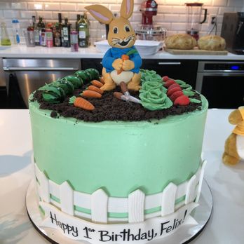 Half Baked Co - Peter Rabbit inspired birthday cake - Bakeries Near Me - Burbank, California Half Baked Co - Peter Rabbit inspired birthday cake - Bakeries Near Me - Burbank, California