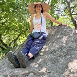 Big Pocono State Park - Me on the trail lol