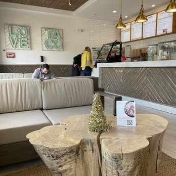 Lota Veco - Where you order and front window seating areas, super nice - Vegan Near Me - East Northport, New York Lota Veco - Where you order and front window seating areas, super nice - Vegan Near Me - East Northport, New York