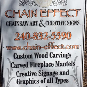 Chain Effect Chain Saw Art & Creative Signs - Signmaking Near Me Chain Effect Chain Saw Art & Creative Signs - Signmaking Near Me