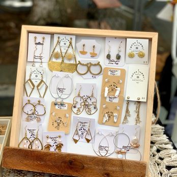 Fremont Sunday Market - Beautiful earrings by Moon Femme! - Farmers Market Near Me - Seattle, Washington Fremont Sunday Market - Beautiful earrings by Moon Femme! - Farmers Market Near Me - Seattle, Washington
