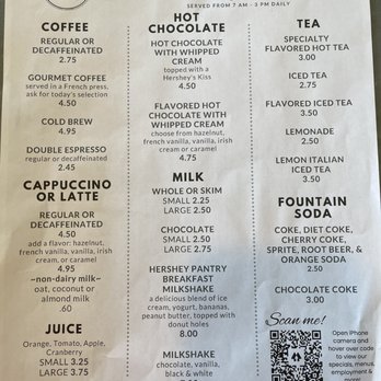 Hershey Pantry - Drink menu - Breakfast & Brunch Near Me - Hershey, Pennsylvania Hershey Pantry - Drink menu - Breakfast & Brunch Near Me - Hershey, Pennsylvania