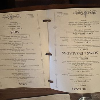 Jalisco Cantina - menu - Mexican Near Me - Carlsbad, California
