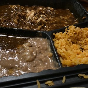 Photo of El Zarape Restaurant - San Diego, CA, United States. Chicken mole plate