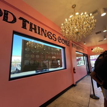 Voodoo Doughnut - Inside/waiting line - Donuts Near Me - Tempe, Arizona Voodoo Doughnut - Inside/waiting line - Donuts Near Me - Tempe, Arizona