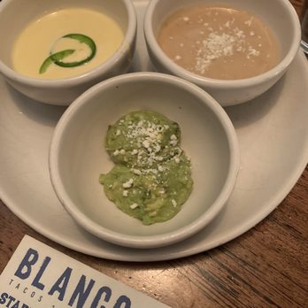 Blanco Cocina + Cantina - Dips Trio - Happy Hour only - Tacos Near Me - Phoenix, Arizona Blanco Cocina + Cantina - Dips Trio - Happy Hour only - Tacos Near Me - Phoenix, Arizona