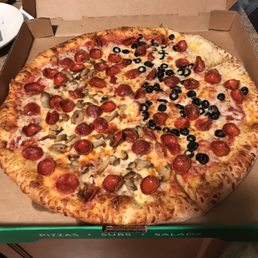 a pizza in a box