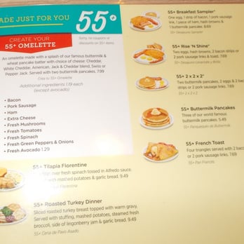 IHOP - You have to be 55 and up or bring a fake ID to order off this menu. - Breakfast & Brunch Near Me - Chula Vista, California IHOP - You have to be 55 and up or bring a fake ID to order off this menu. - Breakfast & Brunch Near Me - Chula Vista, California