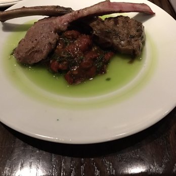 Heritage Grille - Grilled Lamb Chops, Cherry Gremolata, mint-infused oil - Seafood Near Me - Little Rock, Arkansas Heritage Grille - Grilled Lamb Chops, Cherry Gremolata, mint-infused oil - Seafood Near Me - Little Rock, Arkansas
