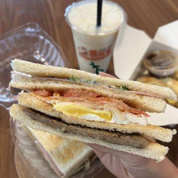Cafe Mei - Toasted Signature Pork Sandwich 烤總滙猪肉三明治 - Breakfast & Brunch Near Me - Fremont, California Cafe Mei - Toasted Signature Pork Sandwich 烤總滙猪肉三明治 - Breakfast & Brunch Near Me - Fremont, California