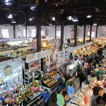 Lancaster Central Market - aerial view of the market - Farmers Market Near Me - Lancaster, Pennsylvania