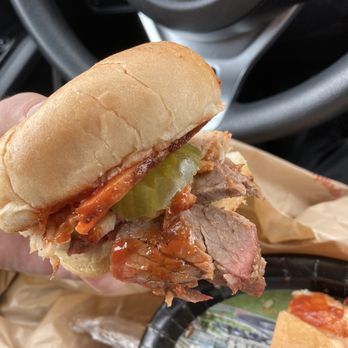 Gates Bar-B-Q - Bun w/ Fries beef and Turkey with fries - Barbeque Near Me - Leawood, Kansas Gates Bar-B-Q - Bun w/ Fries beef and Turkey with fries - Barbeque Near Me - Leawood, Kansas