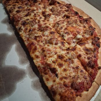 Louie's Pizza - Thin crust cheese/ sausage. Sauce is dynamite. - Greek Near Me - Naperville, Illinois Louie's Pizza - Thin crust cheese/ sausage. Sauce is dynamite. - Greek Near Me - Naperville, Illinois