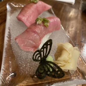 Thai Bar Shi - Fatty Tuna "Otoro" (2 Piece) - Asian Fusion Near Me - Weymouth, Massachusetts Thai Bar Shi - Fatty Tuna "Otoro" (2 Piece) - Asian Fusion Near Me - Weymouth, Massachusetts