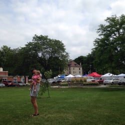 East Lansing Farmers Market - Nice open space to hear the music and enjoy the gorgeous day by the market