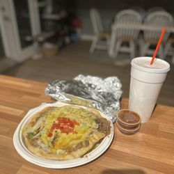 Maria's Frybread & Mexican Food - Open Ground Beef Frybread