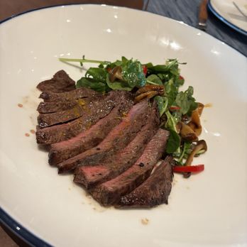 Latuli - Flat Iron steak was seasoned but I'd recommend rare + - Seafood Near Me - Houston, Texas Latuli - Flat Iron steak was seasoned but I'd recommend rare + - Seafood Near Me - Houston, Texas