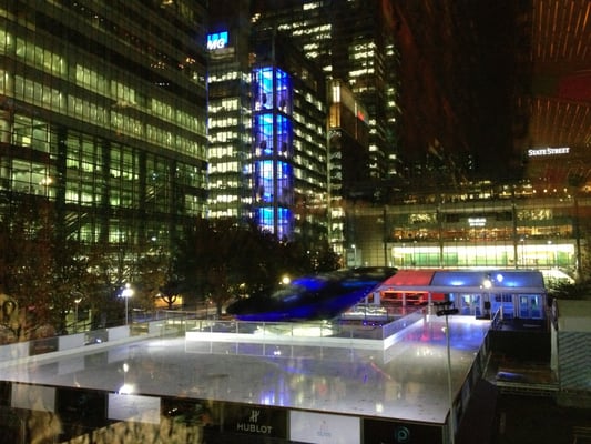 Ice Rink Canary Wharf by null